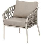 Amalfi Lido low dining tuinset 240x110xH69 cm 7 delig sand, Tuin en Terras, Tuinsets en Loungesets, Ophalen of Verzenden, Nieuw