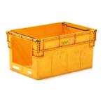 Gebruikte Stapelbare, nestbare bakken 1 korte zijde open, Ophalen of Verzenden, Gebruikt