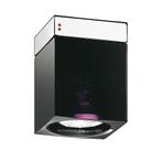 Fabbian Cubetto Plafond-/Wandlamp, zwart - gu10, Verzenden, Nieuw