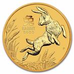 Gouden Lunar III - 1/10 oz 2023 Year of the Rabbit, Postzegels en Munten, Verzenden, Losse munt, Goud
