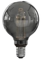 Calex LED Glasfiber Globelamp G95 3.5W 40lm 2000K Titaniu..., Huis en Inrichting, Ophalen of Verzenden, Nieuw