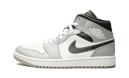 Air Jordan 1 Mid Light Smoke Grey Anthracite, Kleding | Heren, Schoenen