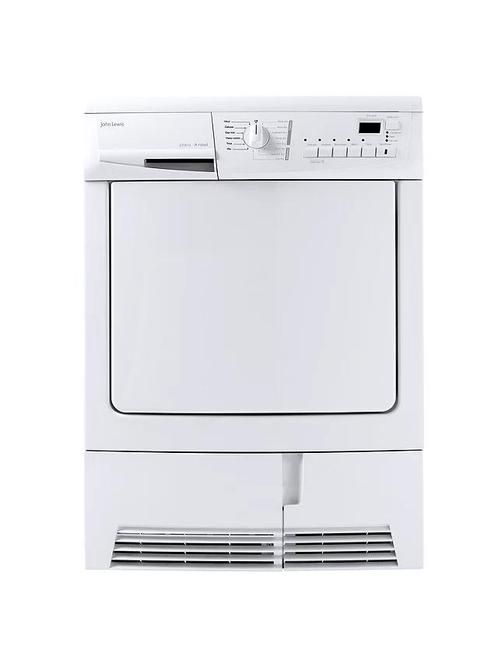 John Lewis Jltdh15 Warmtepompdroger 7kg, Witgoed en Apparatuur, Wasdrogers, Zo goed als nieuw, Voorlader, 85 tot 90 cm, Ophalen of Verzenden