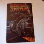 Back to the Future Metalen bord, Verzamelen, Verzenden, Gebruikt