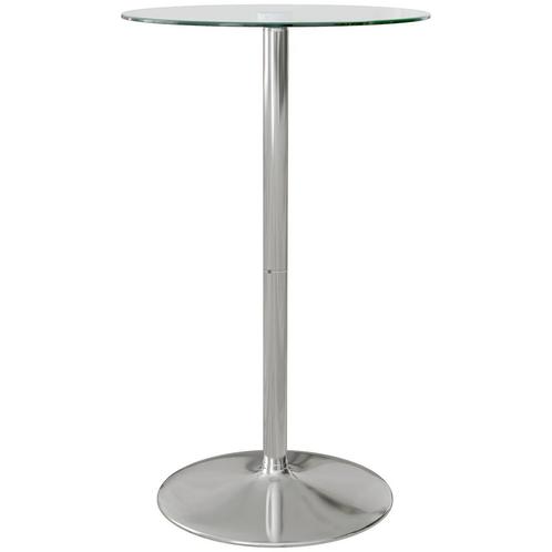 TRUUSK Bartafel Keuken Ronde Statafel Met Gehard Glasplaat 6, Huis en Inrichting, Barren, Nieuw, Verzenden
