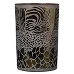 windlicht safari mix bruin large 18cm*, Verzenden, Nieuw