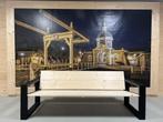 Steigerhouten Loungebank Wesley, Ophalen of Verzenden, Nieuw, Hout