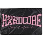 100% Hardcore Banner The Brand Pink (Flags), Nieuw, Verzenden