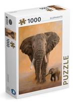 8719327351529 Rebo legpuzzel 1000 stukjes - Elephants, Boeken, Nieuw, Onbekend, Verzenden