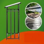 Brandhoutrek Antraciet 198x163x70cm met zeil + draagtas, Tuin en Terras, Verzenden, Nieuw