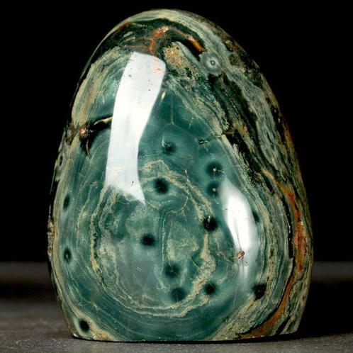 golvend en cirkelvormig Mooie orbiculair oceaanjaspis -, Verzamelen, Mineralen en Fossielen