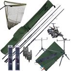Complete Ultimate Karper Set met hengels, vrijloopmolens,, Verzenden, Nieuw