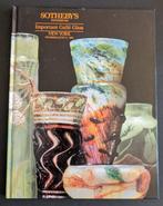 Sothebys N.Y. - Important Gallé Glass - 1992