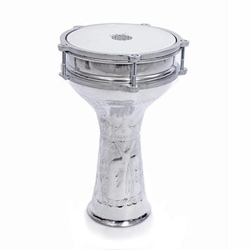 Darbuka aluminium Ø 18,5 cm, met decoratie, Sazist beschikbaar voor biedingen