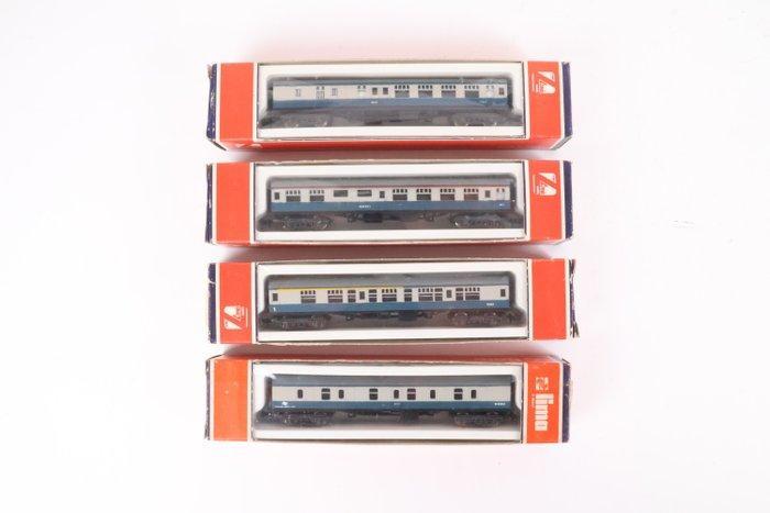 Lima N - Modeltrein personenwagen (4) - Mark drie rijtuigen, Hobby en Vrije tijd, Modeltreinen | N-Spoor