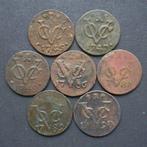 Nederlands-Indië, Zeeland. Zeer Leuk Lotje VOC Duiten 1745 -, Postzegels en Munten, Munten | Nederland