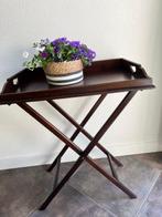 Bijzettafel - klassieke butlertray - Mahonie -, Antiek en Kunst