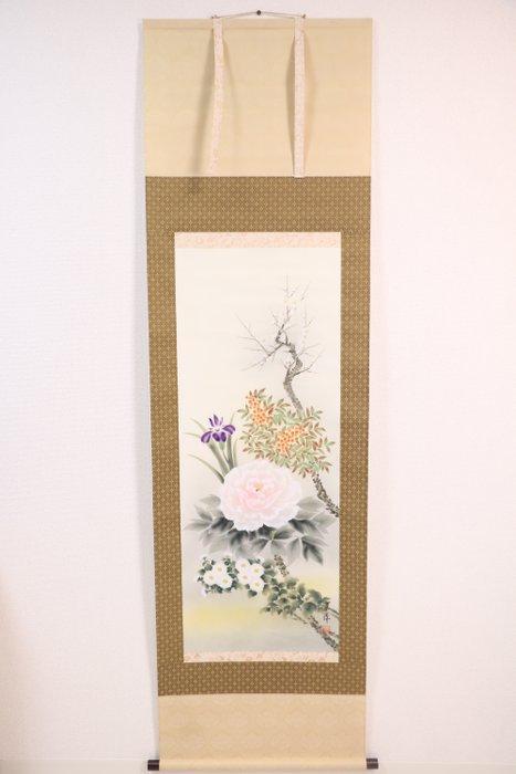 Mooi bloemen in verschillende seizoenen - Papier -  Hiroya, Antiek en Kunst, Antiek | Overige Antiek