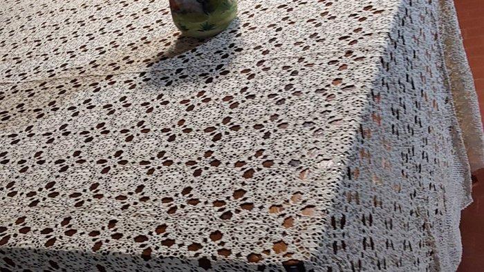 Antiek tafelkleed - Tafelkleed - 350 cm - 170 cm, Antiek en Kunst, Antiek | Kleden en Textiel