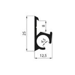 Keukententlijst 120/150 cm aluminium (alleen afhalen) - 120c, Ophalen of Verzenden, Nieuw