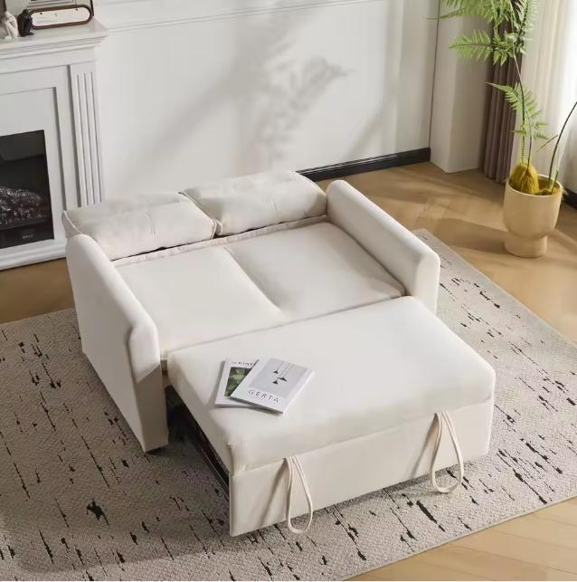 2-Seater Sofa Bed withPull-Out Function en Adjustable Backre, Huis en Inrichting, Slaapkamer | Slaapbanken, Nieuw, Verzenden
