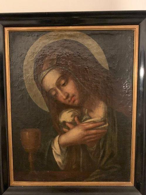 Italian school (XVIII-XIX) - La vierge, Antiek en Kunst, Kunst | Schilderijen | Klassiek