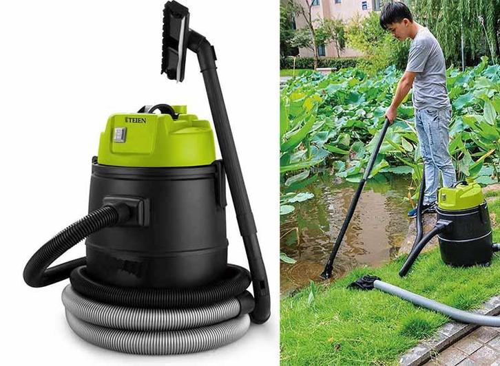Teien 4-in-1 vijverstofzuiger met afvoer 1600W - 30 liter -, Witgoed en Apparatuur, Stofzuigers, Nieuw, Verzenden