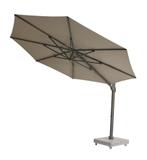Vince parasol diameter 350cm taupe - Max&Luuk, Tuin en Terras, Partytenten, Nieuw, Verzenden