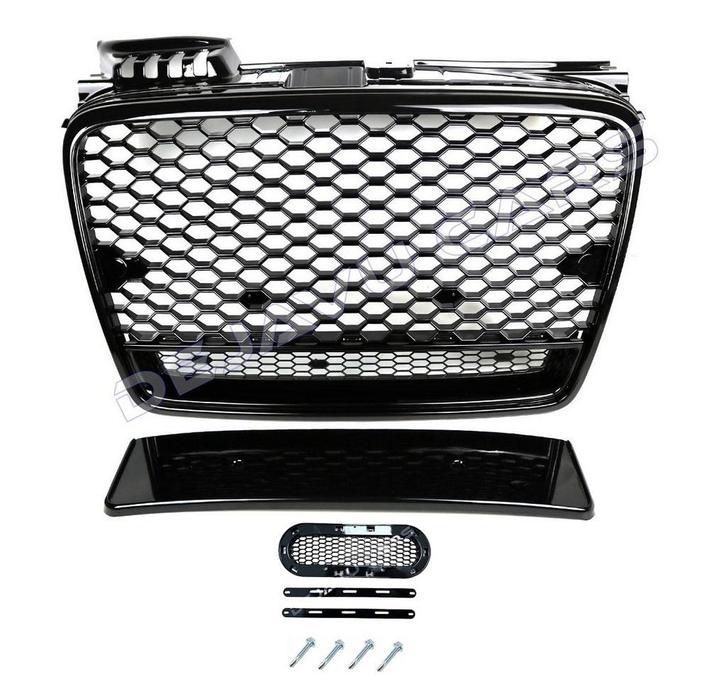 RS4 Look Front Grill voor Audi A4 B7, Auto diversen, Tuning en Styling, Ophalen of Verzenden