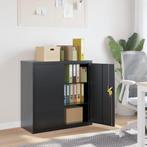 vidaXL Archiefkast 90x40x90 cm staal antracietkleurig, Huis en Inrichting, Kasten | Roldeurkasten en Archiefkasten, Verzenden