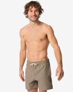 HEMA Herenzwembroek seersucker bruin, Kleding | Heren, Overige Herenkleding, Verzenden, Nieuw