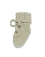 HEMA Babysokken gebreid wol middengroen, Kinderen en Baby's, Verzenden, Nieuw