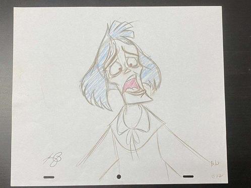 Walt Disney - Oorspronkelijke animatie tekening van Cruella, Boeken, Strips | Comics