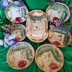 Serveerschaal (7) - Aardewerk - Platos Esparragos Art, Antiek en Kunst