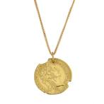 Ketting met hanger - 18 karaat Geel goud, Roségoud