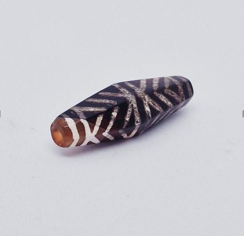 Oud Birmaans, Pyu-staten Geëtste Sardonix parel talisman -, Sieraden, Tassen en Uiterlijk, Antieke sieraden