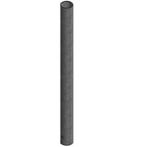 Standpaal zonder voetplaat 2,5 x 200 cm
