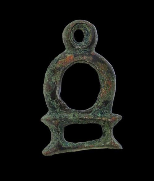 Keltisch Prachtige antieke Celtic bronzen amulet. (Zonder, Sieraden, Tassen en Uiterlijk, Antieke sieraden