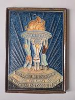 Tegel - Cloisonne (oorlogs) tegel : de levensvlam -, Antiek en Kunst