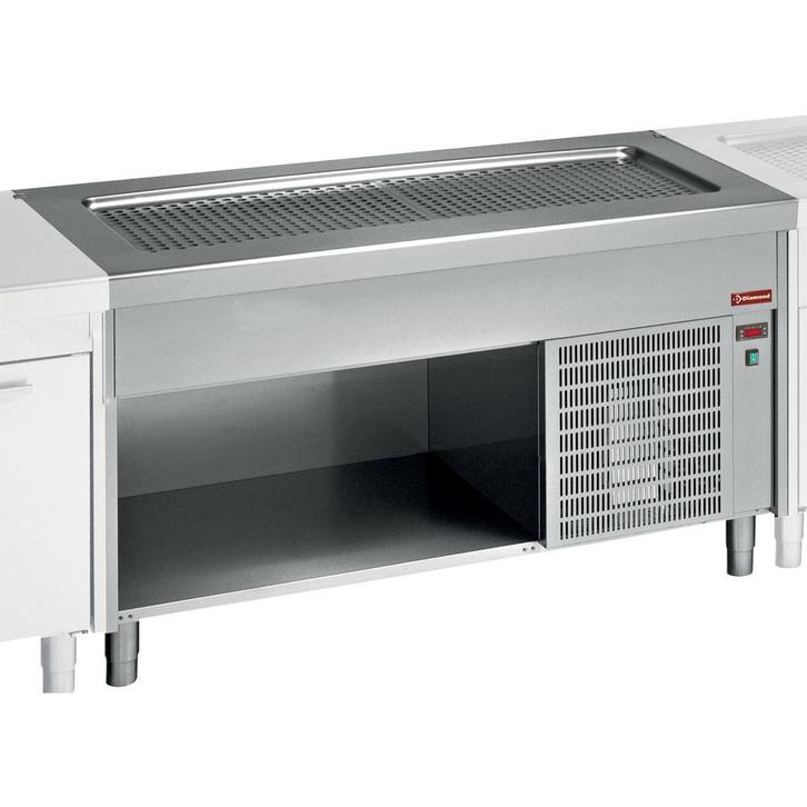 Element Met Ondiepe Kuip Op Open Kast 6x Gn1/1, Witgoed en Apparatuur, Koelkasten en IJskasten, Ophalen of Verzenden