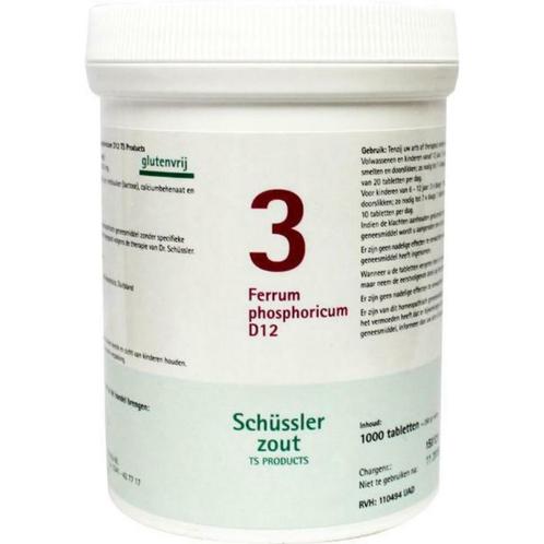 Pfluger Schussler Zout nr 3 Ferrum Phosphoricum D12 1000 tab, Diversen, Verpleegmiddelen, Nieuw, Verzenden