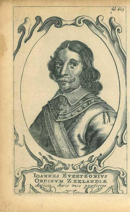 Portrait of Johan Evertsen, Antiek en Kunst, Kunst | Etsen en Gravures
