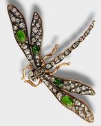 Broche - 14 karaat Geel goud, Keizerlijk Russisch 56k goud &, Sieraden, Tassen en Uiterlijk, Antieke sieraden