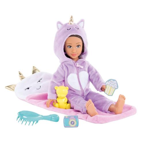 Corolle Girls - Modepop Luna Pyjama Party Set, Kinderen en Baby's, Speelgoed | Poppen, Overige typen, Nieuw, Ophalen of Verzenden