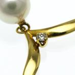 Mikimoto - Ketting met hanger - 18 karaat Geel goud