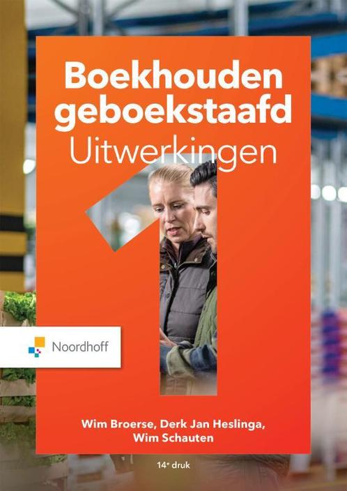 Boekhouden geboekstaafd 1 uitwerkingen, 9789001301835, Boeken, Studieboeken en Cursussen, Zo goed als nieuw, Verzenden