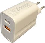 33W USB-C Snellader met A+C Dual Port voor Smartphone, iPad, Verzenden, Nieuw