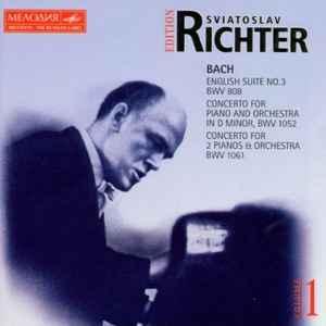 cd - Sviatoslav Richter - Bach, Cd's en Dvd's, Cd's | Overige Cd's, Zo goed als nieuw, Verzenden