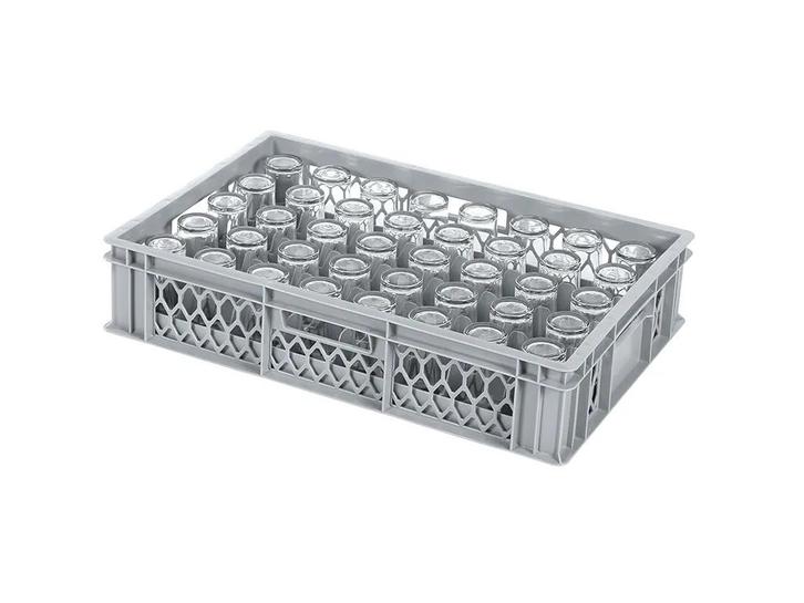 BASIC glazenkrat - 600 x 400 x H 130 mm voor 40 glazen -, Diversen, Overige Diversen, Nieuw, Ophalen of Verzenden