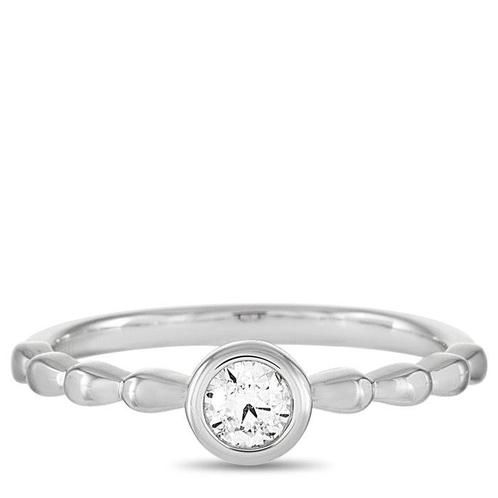 Ring - 14 karaat Witgoud, 14K witgouden ring met 0,25ct, Sieraden, Tassen en Uiterlijk, Ringen